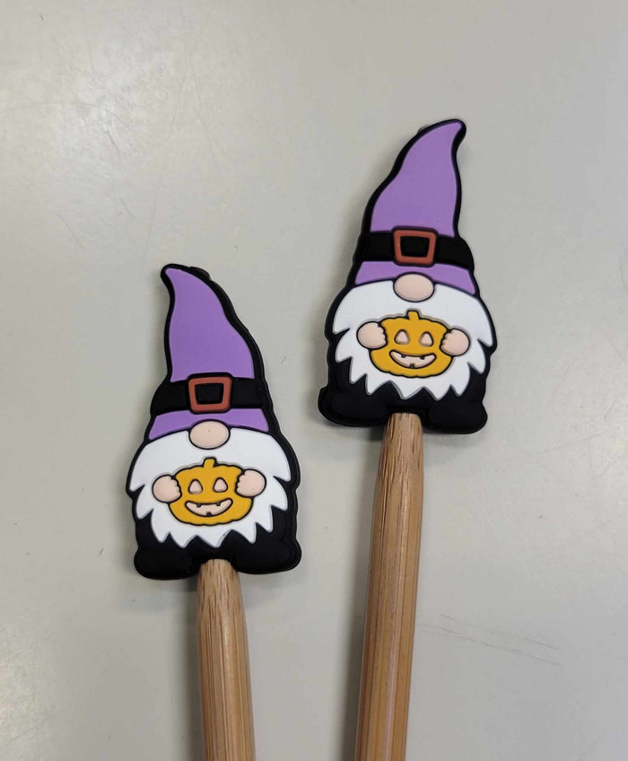 Gnome-Purple Hat w/Pumpkin