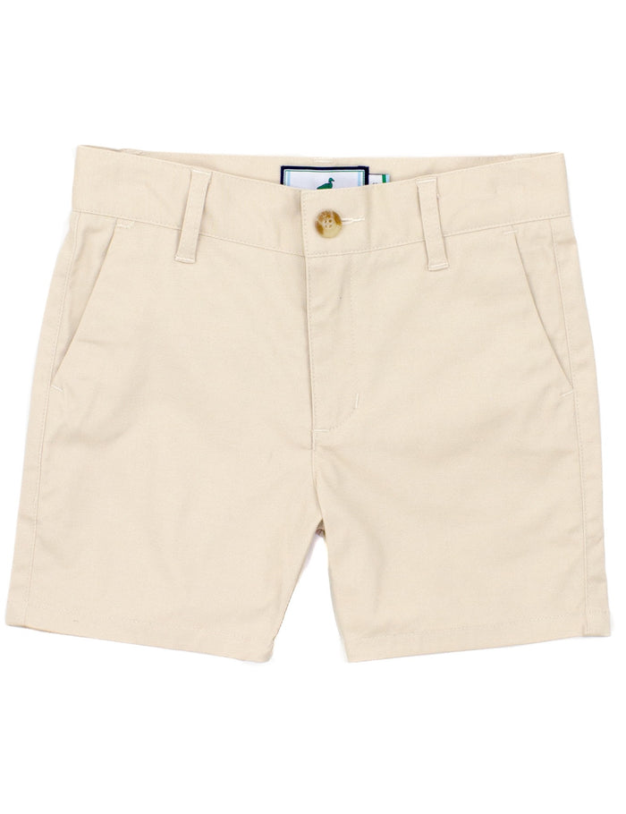 Properly Tied Boys Khaki Patriot Shorts