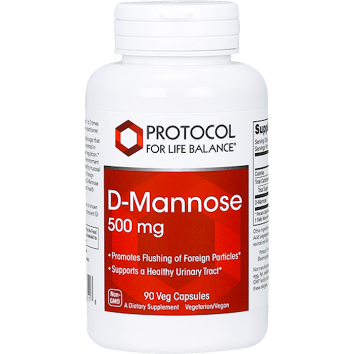 Protocol for Life Balance D-Mannose 500mg - 90Vcaps
