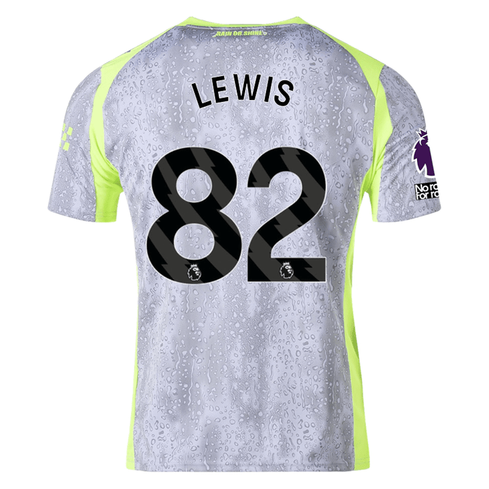 Puma Men's Manchester City Lewis Third Jersey w/ EPL + No Room For Racism Patches 25/26 (Cool Weather/Pro Green) | SoccerWearhouse