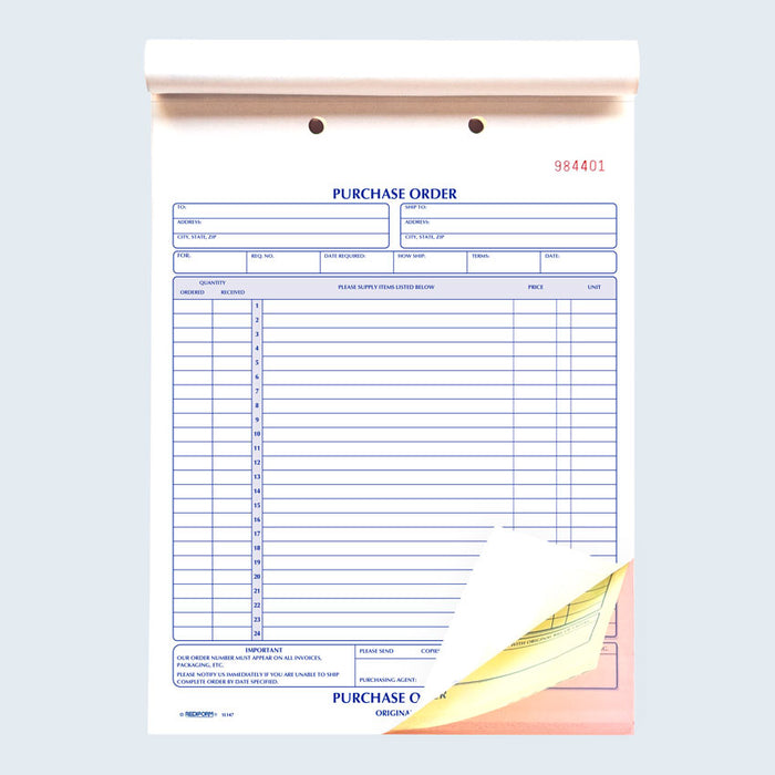 Purchase Order Book 1L147