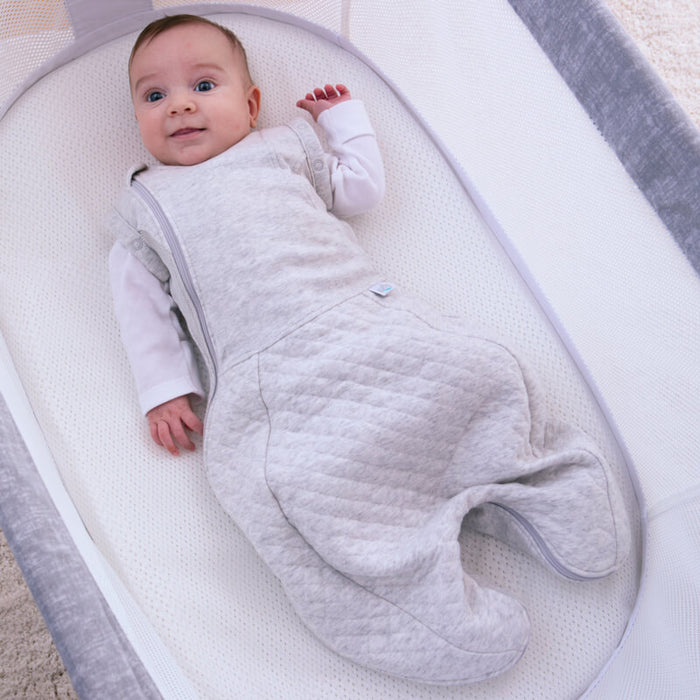 Purflo Swaddle to Sleep Bag 2.5 TOG - Minimal Grey