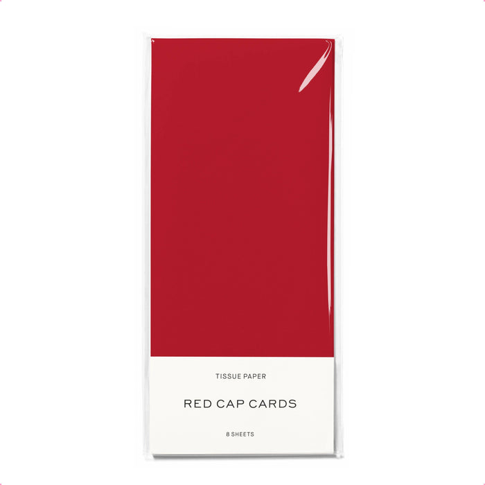 Red tissue paper