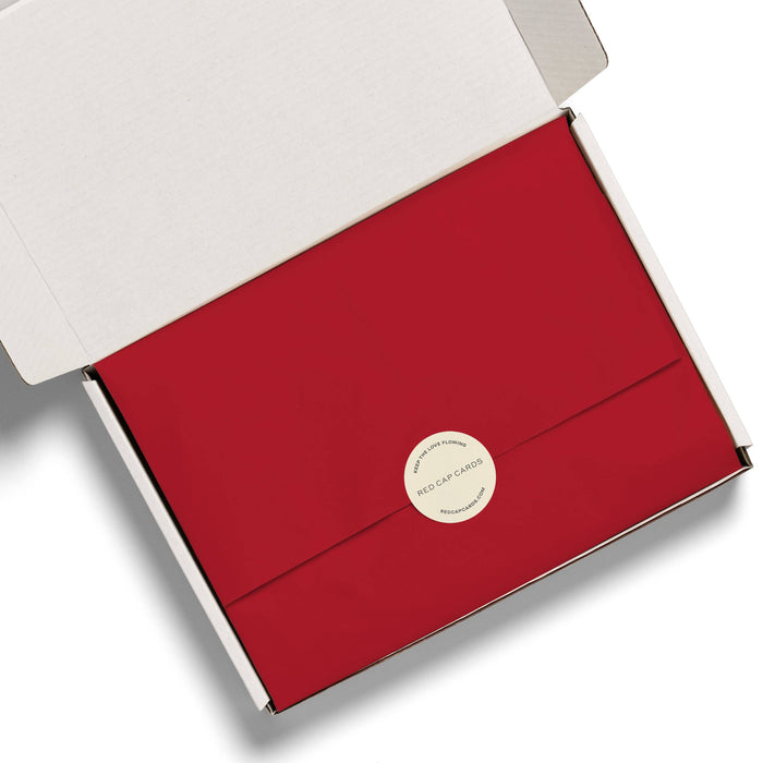 Red tissue paper