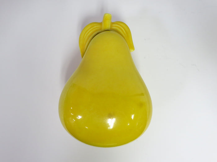 Redwing Pottery Covered Pear Dish