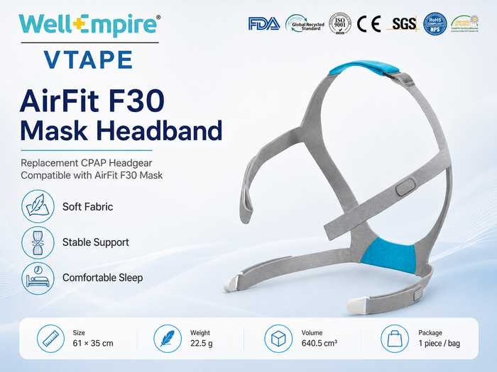 Replacement CPAP Headgear Compatible with AirFit F30 Mask - WellEmpire