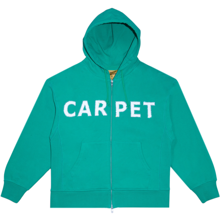 Rhinestone Double Zip Hoodie