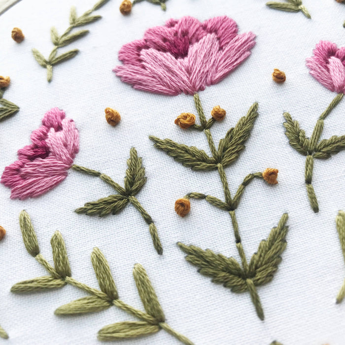 Rose Embroidery Kit