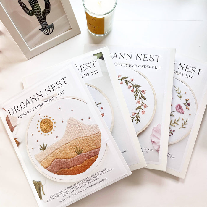 Rose Embroidery Kit