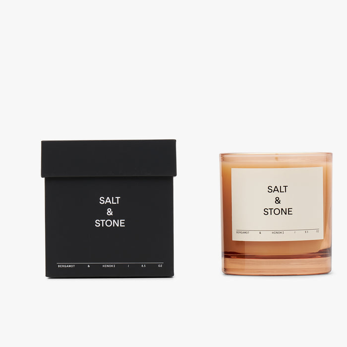 SALT & STONE Candle / Bergamot & Hinoki