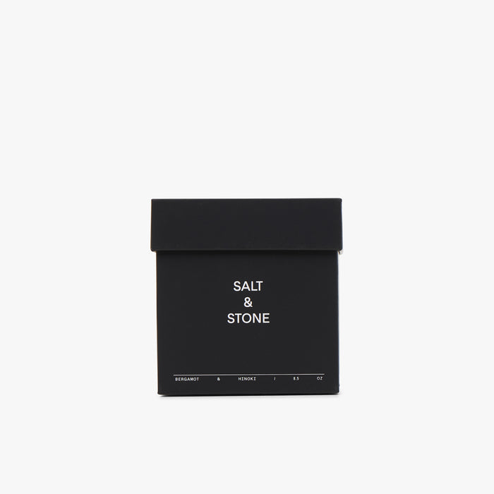 SALT & STONE Candle / Bergamot & Hinoki