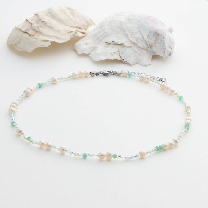Sandy Neck Pearl Choker