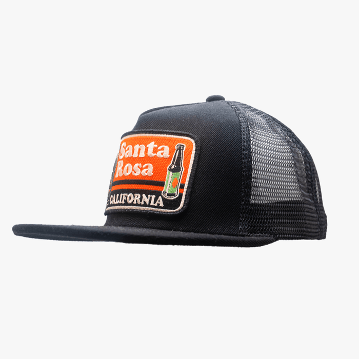 Bartbridge Santa Rosa pocket hat, view of the crown and curved brim