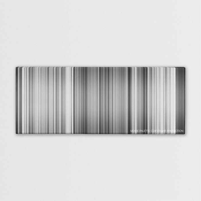 Sherlock Jr. color palette canvas print: thousands of thin vertical stripes of color