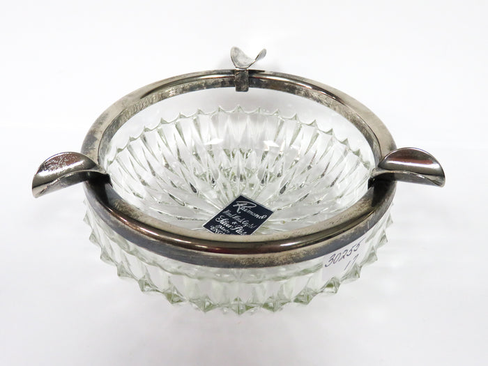 Silver Rim Ashtray