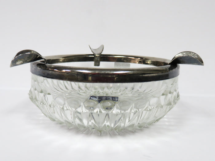 Silver Rim Ashtray