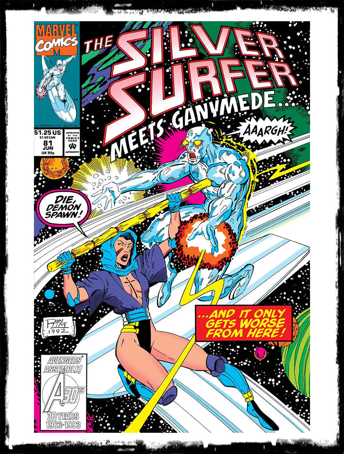 SILVER SURFER - #81 1ST APP OF TYRANT (1993 - VF+)