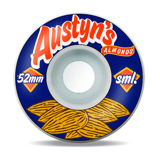 SML Austyn's Almonds V-Cut 52mm Wheel Set