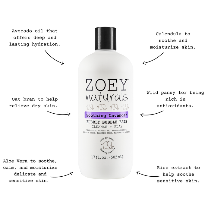 Soothing Lavender Bubbly Bubble Bath - 17oz