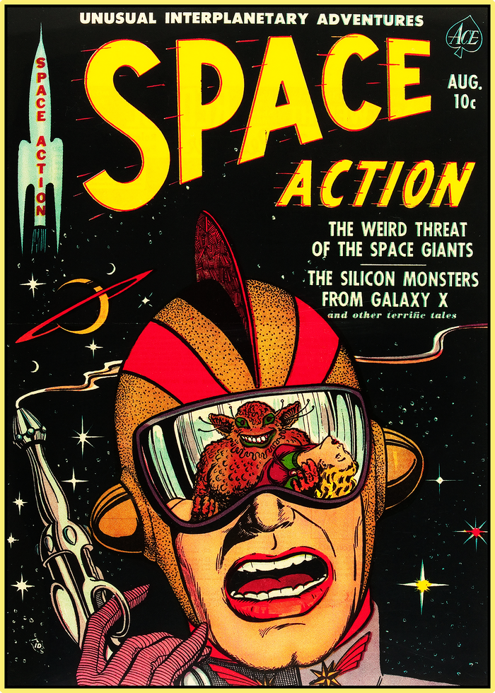 SPACE ACTION 1952 - GOLDEN AGE TURBO TEE!
