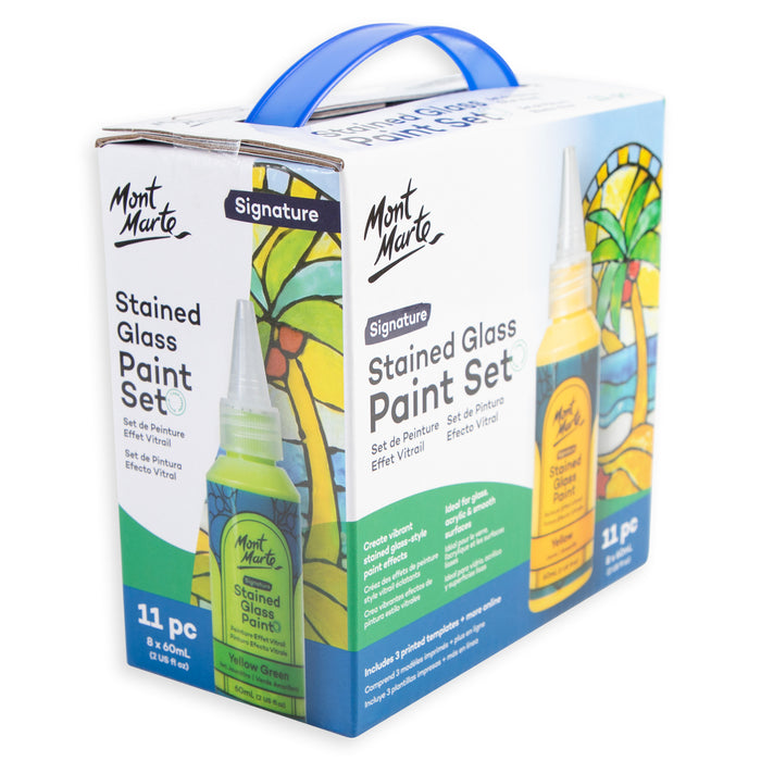 Stained Glass Paint Set Signature 11pc