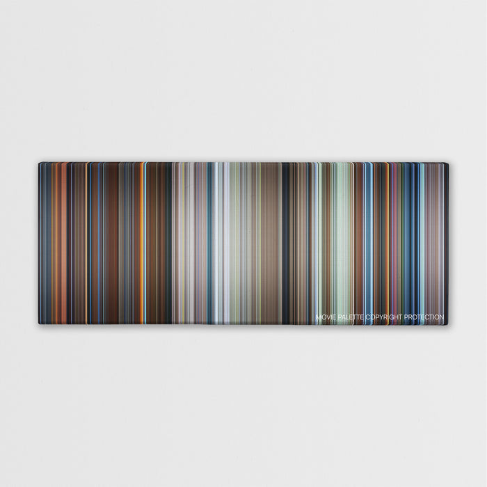 Star Trek IV: The Voyage Home color palette canvas print: thousands of thin vertical stripes of color