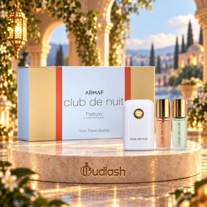 Sterling Parfums | Armaf | Club De Nuit | Your Travel Buddy Gift Set | Women's Fragrance | 12 ML x2 | Eau De Parfum + Oil | Bergamot - Grapefruit & Peach