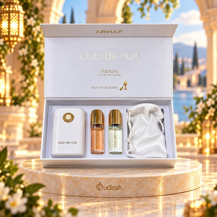 Sterling Parfums | Armaf | Club De Nuit | Your Travel Buddy Gift Set | Women's Fragrance | 12 ML x2 | Eau De Parfum + Oil | Bergamot - Grapefruit & Peach