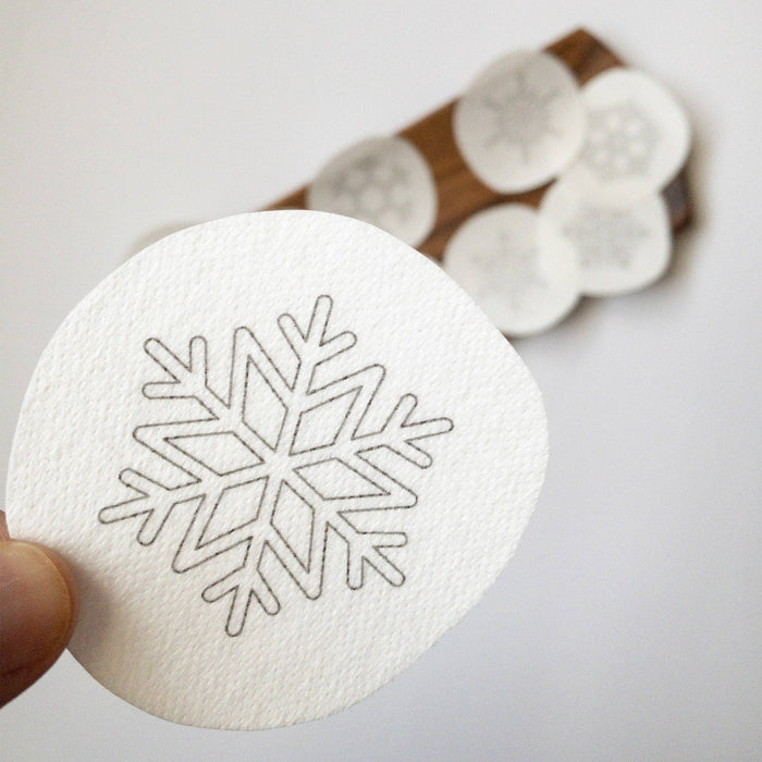 Stick and Stitch Snowflake Embroidery Patterns