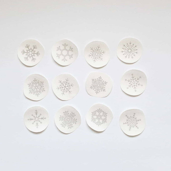 Stick and Stitch Snowflake Embroidery Patterns