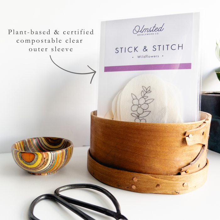 Stick and Stitch Snowflake Embroidery Patterns