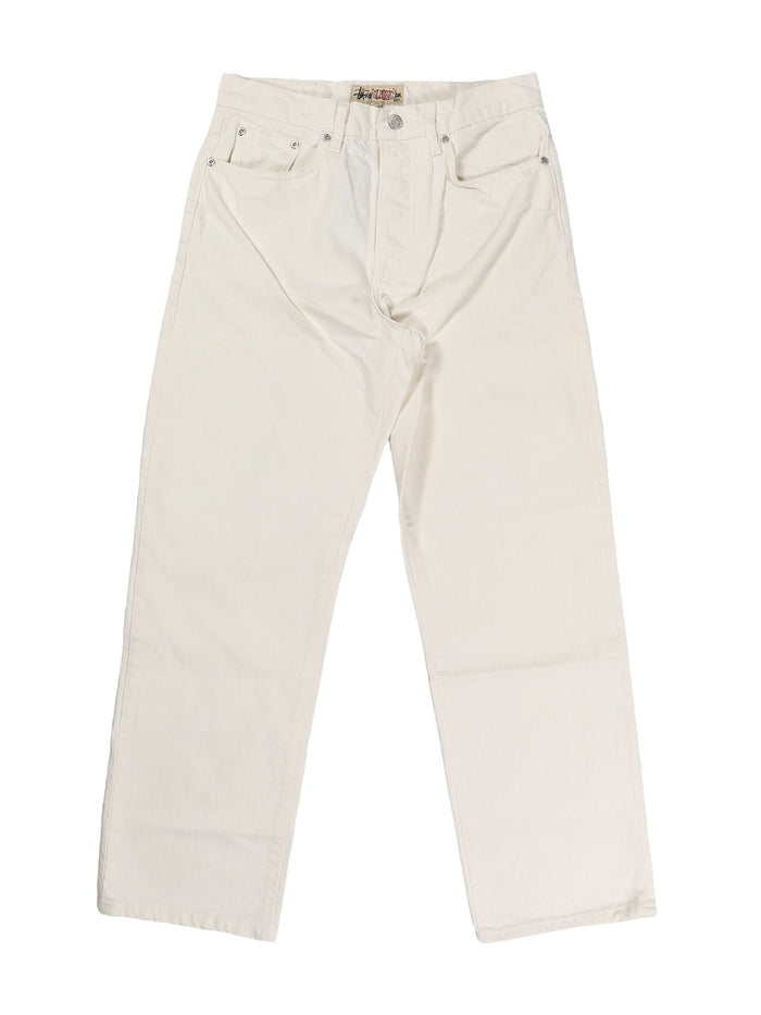 Stussy Overdyed Classic Jean White (WORN)
