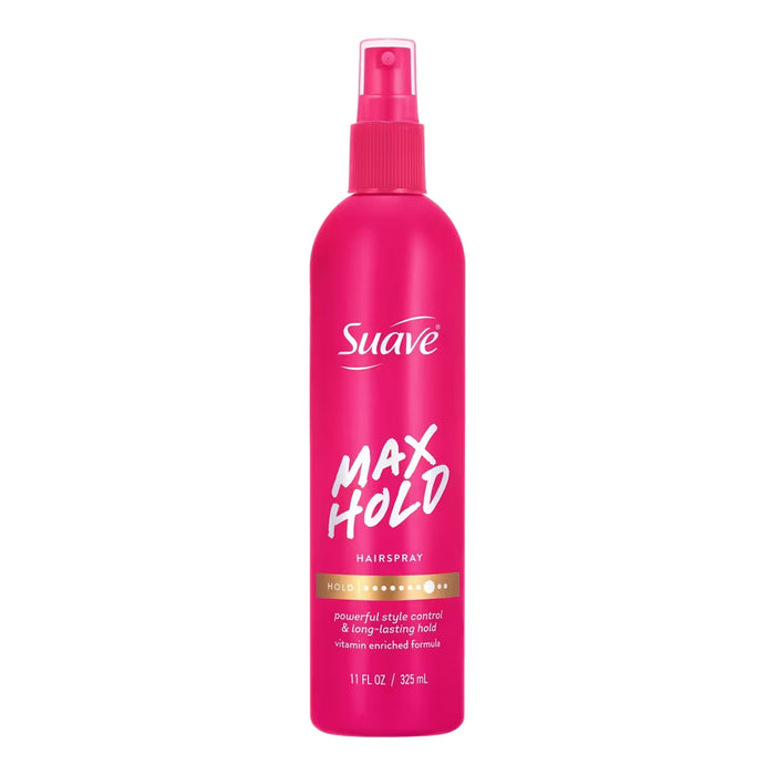 Suave Max Hold Non-Aerosol Hairspray - 11 oz - 12 Pack