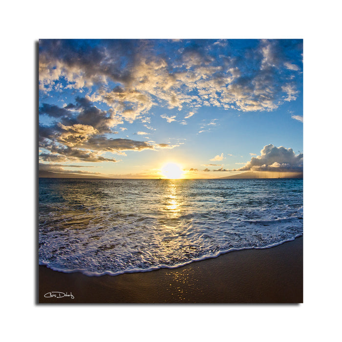 'Sun and Sea' Wrapped Canvas Wall Art