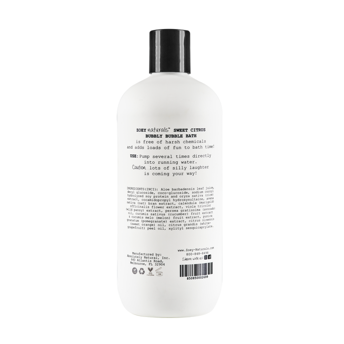 Sweet Citrus Bubbly Bubble Bath - 17oz