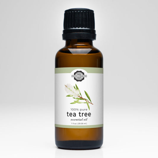 Rustic Strength - Essential Oil | 1oz Amber Glass Vial | Tea Tree