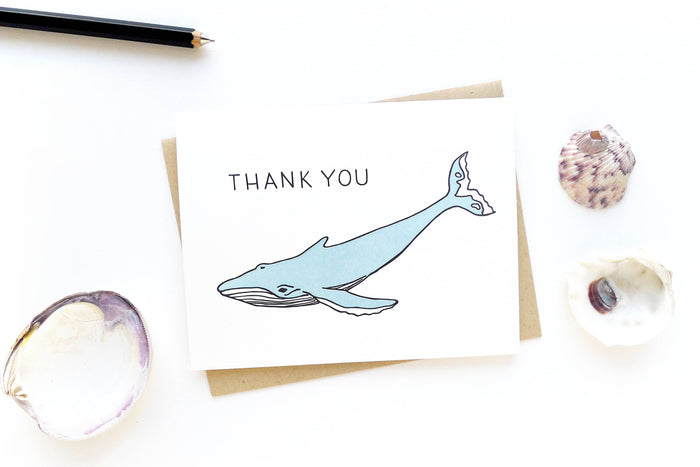 Thank You Whale Card