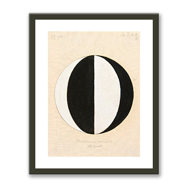 Hilma af Klint, The Current Standpoint of the Mahatmas, 1920, The Hilma af Klint Foundation, Stockholm, Courtesy of Stiftelsen Hilma af Klints Verk, Photo Â© Fine Art Images / Bridgeman Images. Fine Art Prints in various sizes with black frame by Museums.Co