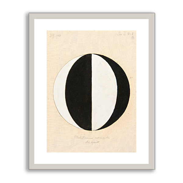 Hilma af Klint, The Current Standpoint of the Mahatmas, 1920, The Hilma af Klint Foundation, Stockholm, Courtesy of Stiftelsen Hilma af Klints Verk, Photo Â© Fine Art Images / Bridgeman Images. Fine Art Prints in various sizes with white frame by Museums.Co