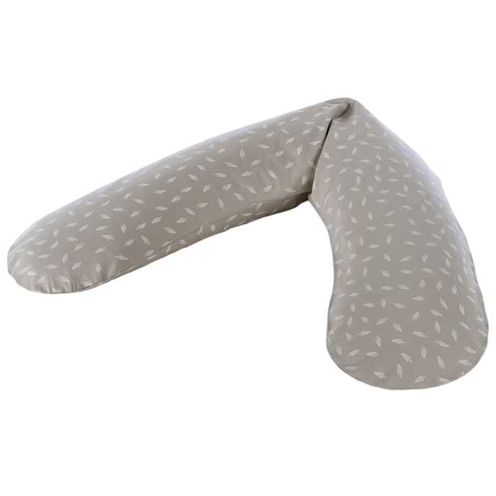 Theraline Pregnancy Pillow - Dancing Leaves Taupe