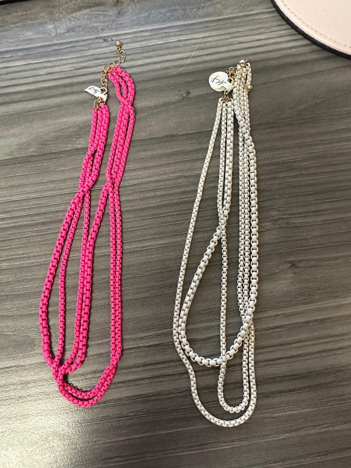 *Three Layered Chain Necklace