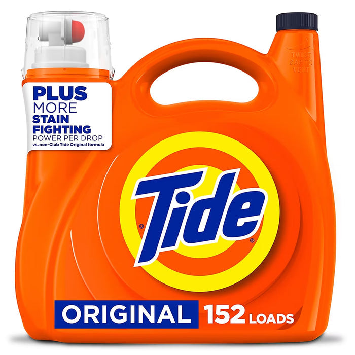 Tide Liquid Laundry Detergent, Original Scent, 152 Loads, 170 fl. oz.