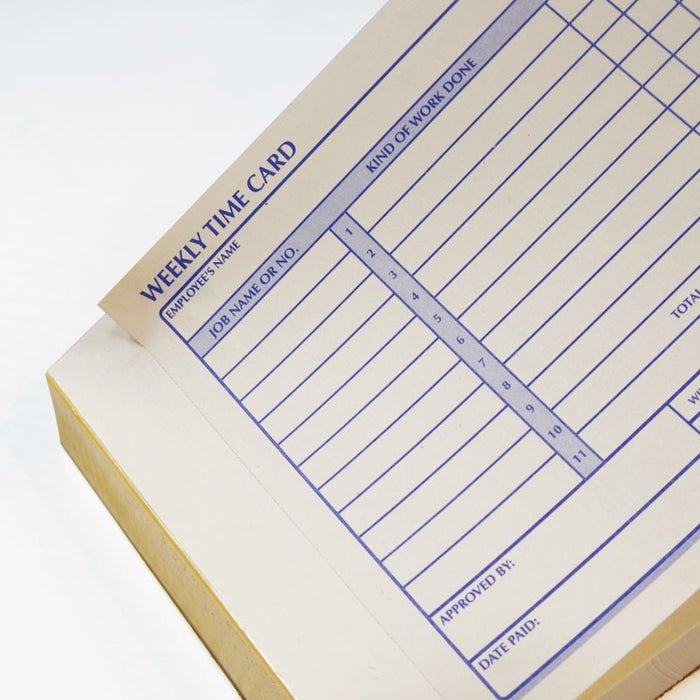 Time Card Pad 4K409