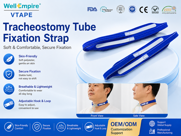 Tracheostomy Tube Holder Strap – 57.5 cm Foam Neck Support