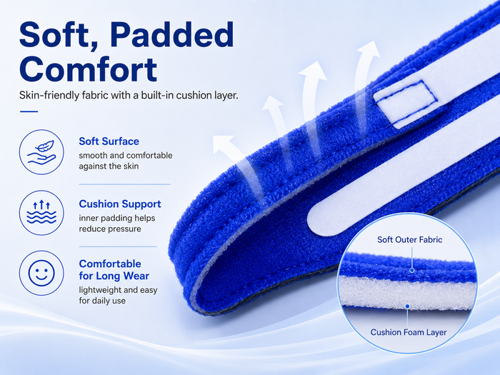 Tracheostomy Tube Holder Strap – 57.5 cm Foam Neck Support