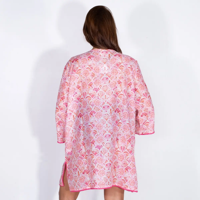 Turtle Cove Swimsuit Cover-Up Pink/Orange