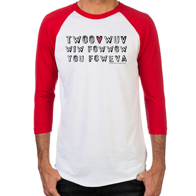 Twoo Wuv Men's Baseball T-Shirt