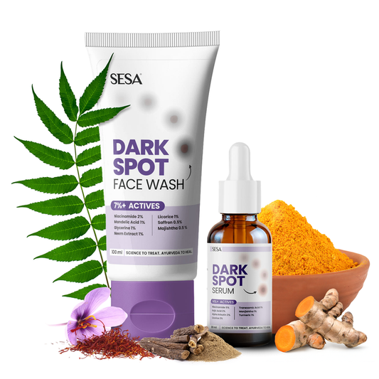 Vedscience Dark Spots Combo (Serum 30 ml & Face Wash 100 ml)