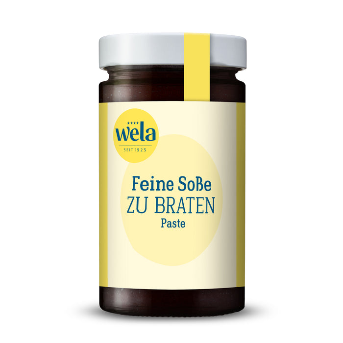 Wela Feine Soße zu Braten, Paste im großen XL-Glas