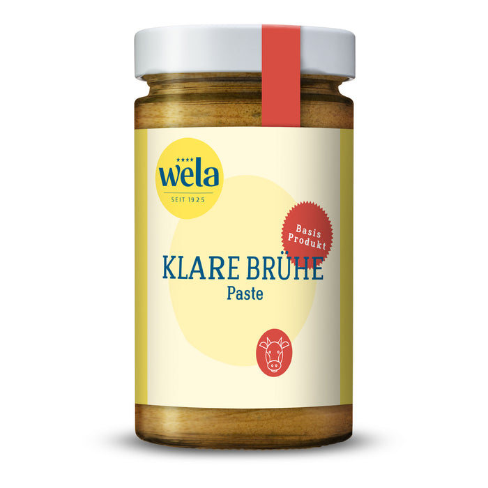 Wela Klare Brühe, Paste im großen XL-Glas